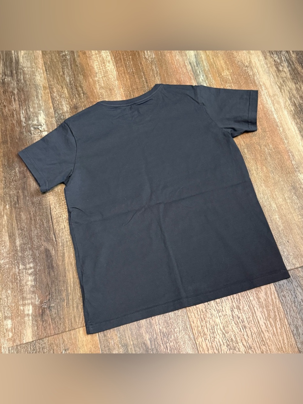 Roxy Black Tee with White Tropical Floral Print - Picture 2 of 6